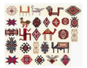 نقوش گلیم الو گلیم
