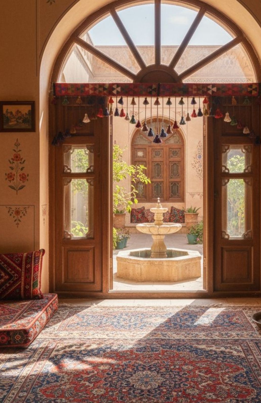 خرید پرده طرح گلیم